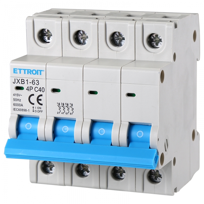 Interruttore Magnetotermico 4P 40A 380V 6KA