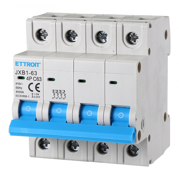 Interruttore Magnetotermico 4P 63A 380V 6KA