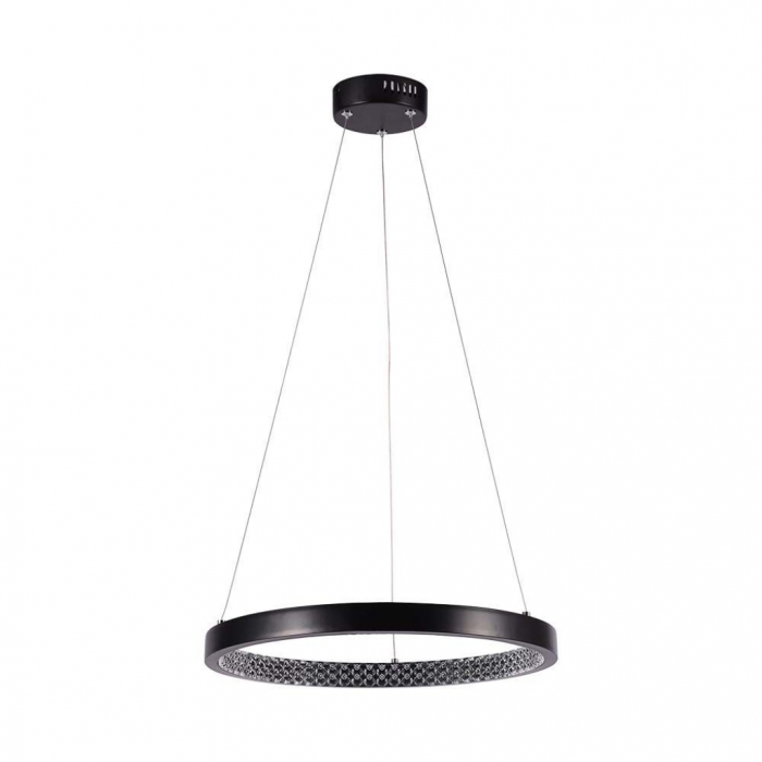 19W LED Designer Hanging Lamp Black 4000K