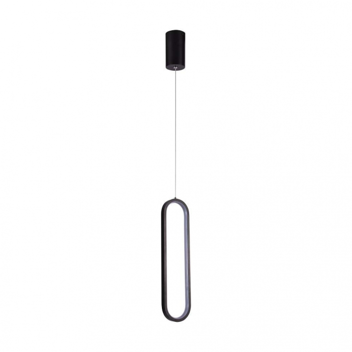 13W LED Hanging Lamp 40CM 3000K Black Body