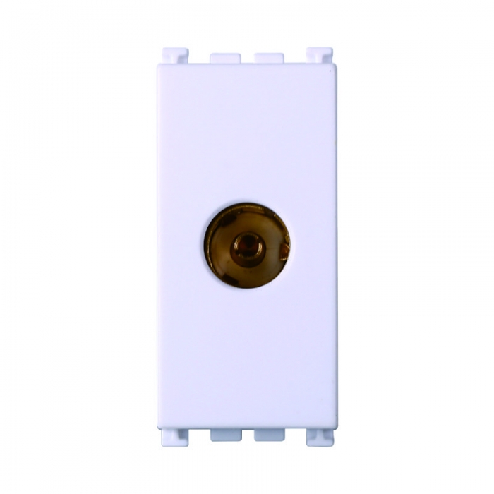CONNETTORE TV FEMMINA BIANCO