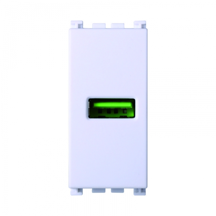 PRESA USB 1POSTI 2.1AMH BIANCO