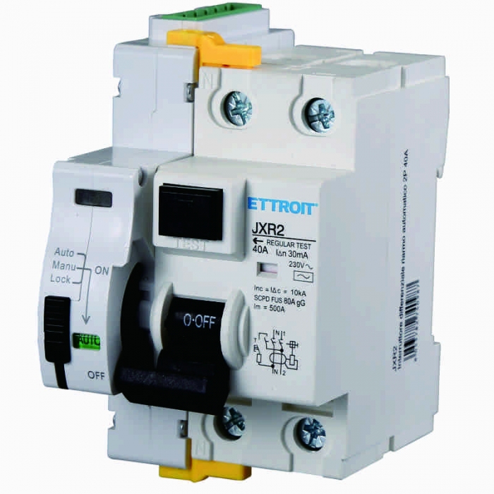 Interruttore differenziale riarmo automatico 2P 40A