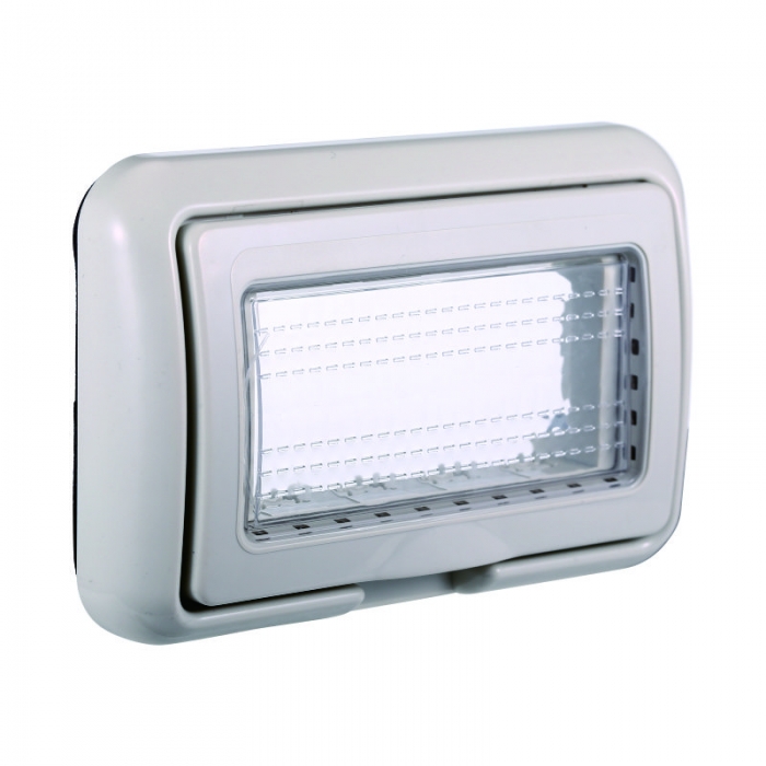 CUSTODIA INCASSO 4P IP55 GRIGIO