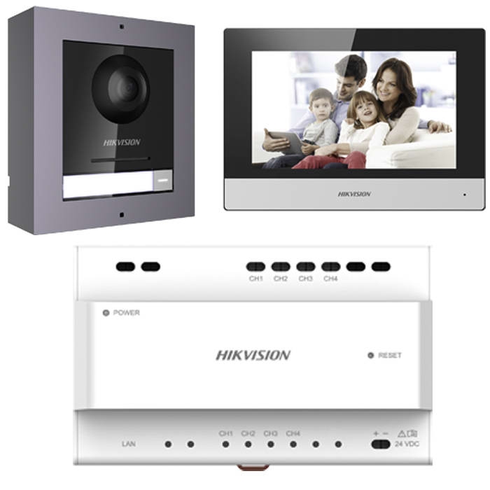 Hikvision DS-KIS702 Kit Videocitofonico Monofamiliare 7 Touch s