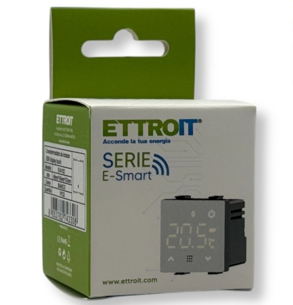 Termostato programmabile da Incasso 230V display touch