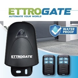 Kit ricevitore per automazione cancelli con 2 Telecomandi universali 433mhz IP65