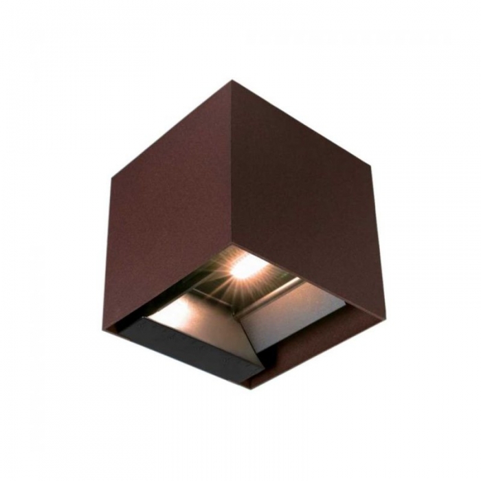 9W LED Solar Wall Light 3in1 Corten Body IP65