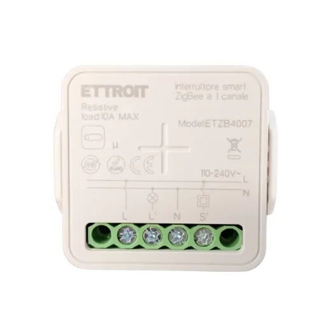Micromodulo intelligente Interruttore Smart Zigbee 1 Canale 10A da Incasso