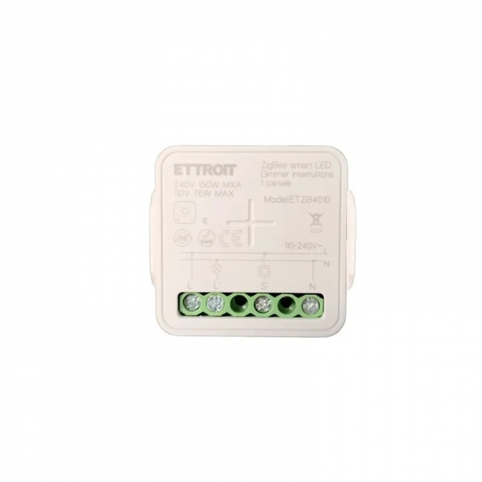 Micromodulo interruttore Dimmer Smart Zigbee 1 Canale 150W da Incasso