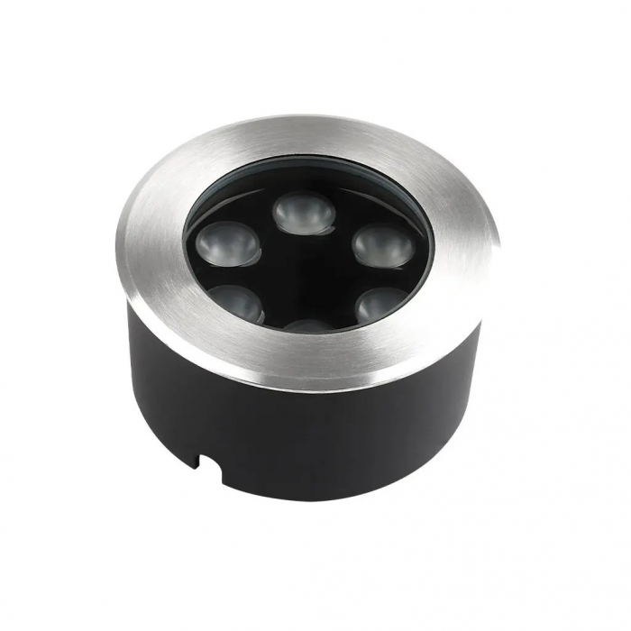 6W LED Underground Light 4000K Silver Body IP67
