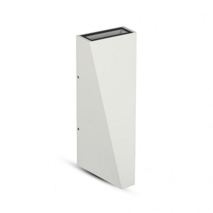 Lampada LED da Muro Doppio Fascio Luminoso Colore Bianco 