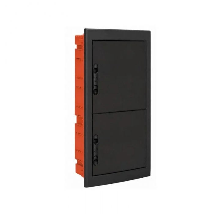 Centralino incasso 72M (18x4)IP40 / Nero - Portello Nero