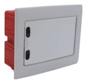 Centralino incasso 12M IP40 / Bianco - Portello Bianco
