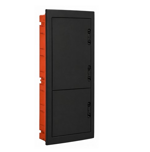 Centralino incasso 90M(18x5) IP40 / Nero - Portello Nero