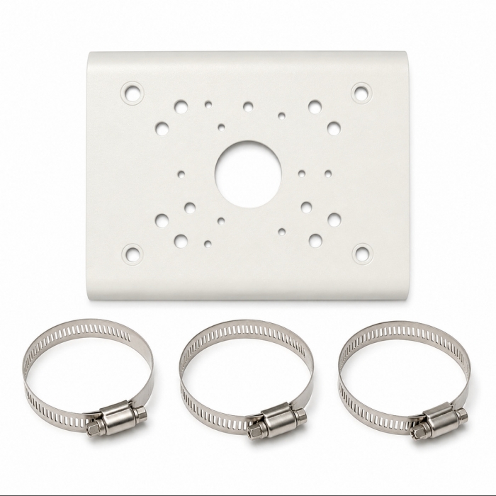 Supporto da palo per telecamera compatibile Dahua – Dimensioni: 130,4 × 45 × 170 mm