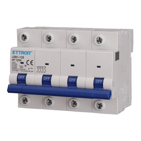 Interruttore Magnetotermico 4P 125A 220V 6KA
