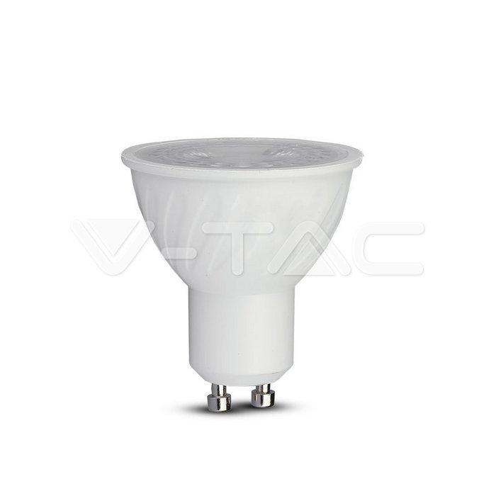 LED Lampadina SAMSUNG Chip GU10 6.5W Ripple Plastica 38gradiD 3000K