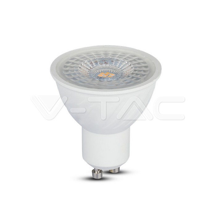 LED Lampadina SAMSUNG Chip GU10 6.5W Ripple Plastica 110`D 3000K