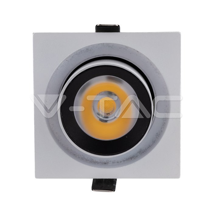 LED Downlight SAMSUNG Chip 18W corpo bianco/nero 4000K