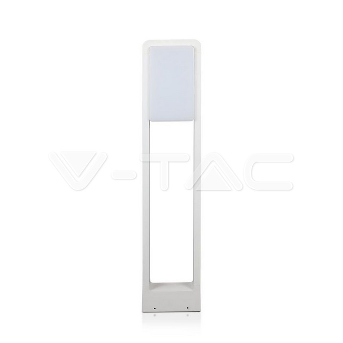 10W LED Bollard Lamp Samsung Chip White Body IP65 3000K