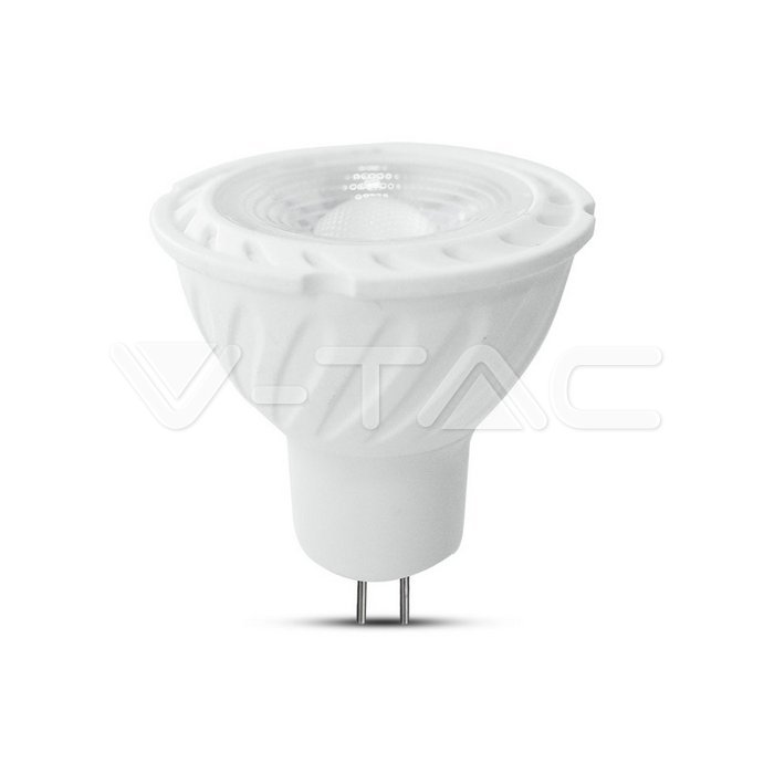 LED Faretto SAMSUNG Chip GU5.3 6.5W MR16 Ripple Plastica 38` 3000K