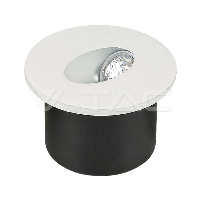 3W LED Step Light Round 3000K