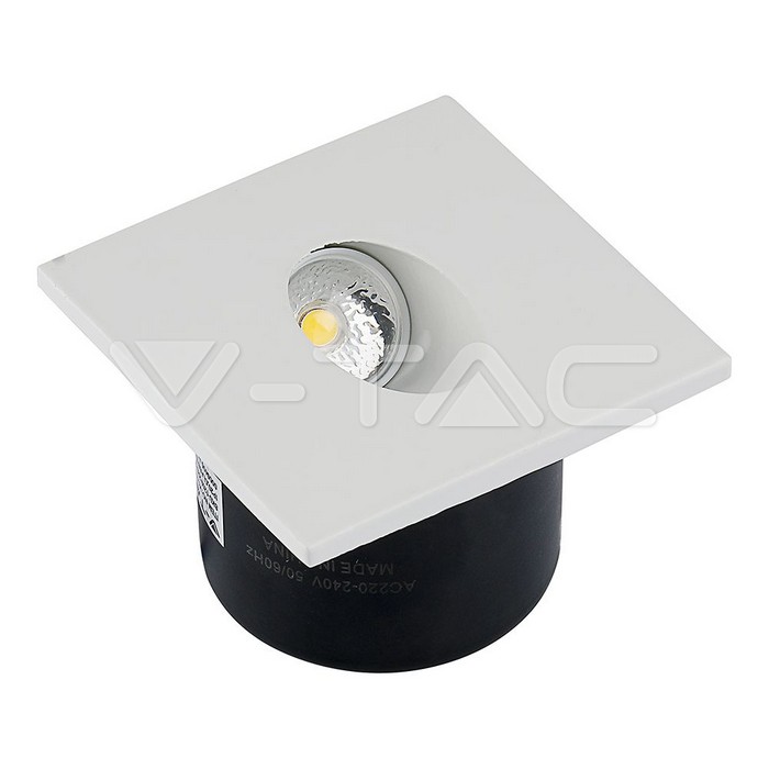 3W LED Step Square 3000K