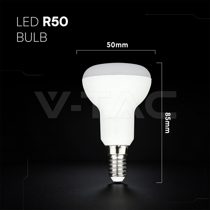 4.8W LED Bulb E14 R50 CREE CHIP 6500K img 5