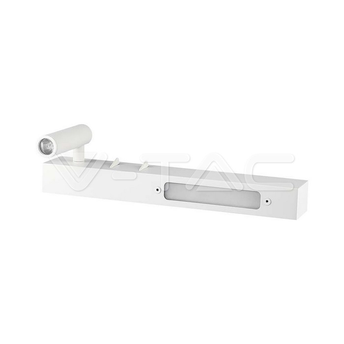 Applique da Hotel per Lettura con 2 LED 3W e 6W Colore Bianco