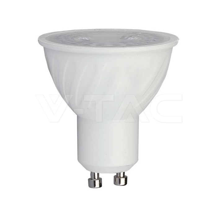 LED Spotlight - CREE CHIP 6W GU10 Plastic Dimmable 38° 6500K
