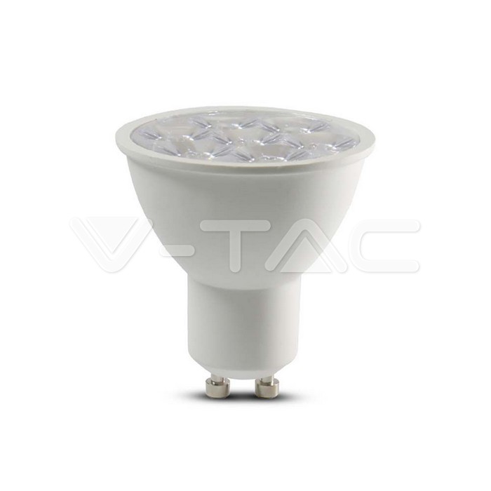 LED Spotlight SAMSUNG CHIP - GU10 6W  Ripple Plastic 10°D 3000K