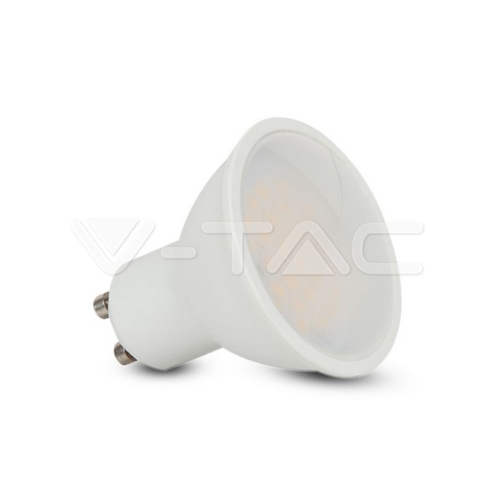 LED faretti SAMSUNG CHIP GU10 4.5W Smooth Plastic 110°D 3000K img 1