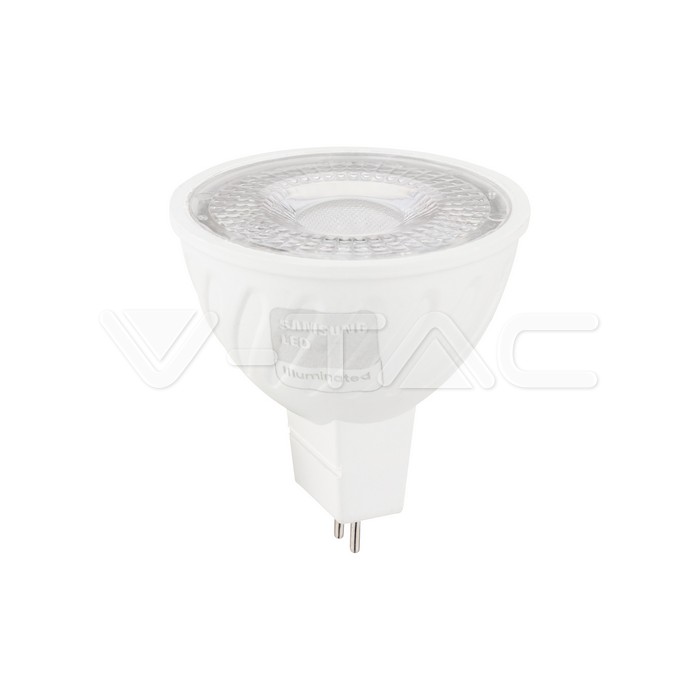 Faretti SAMSUNG CHIP - GU5.3 6W MR16 Riple Plastic 38° 6400K