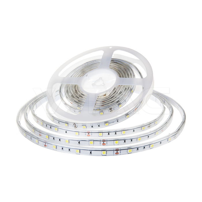 LED Strip SMD5050 - 30 LEDs 6500K IP65 6W/M