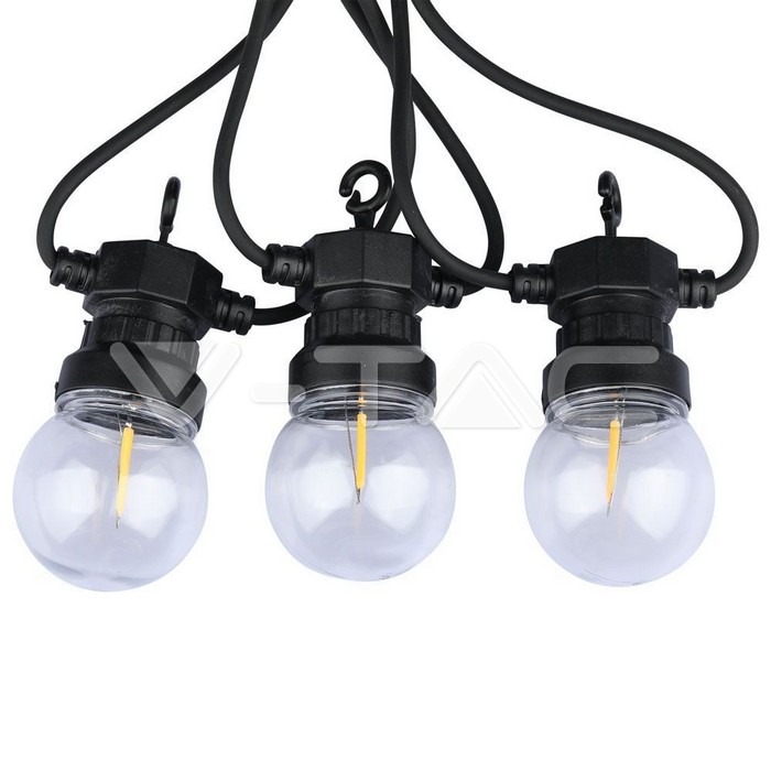 LED String Light 5M With 10 Bulbs 3000K