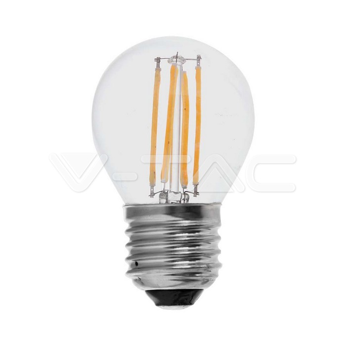 Lampadina - 6W Filament E27 G45 Clear Cover 3000K