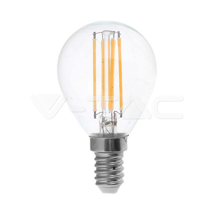 4W FilamentE14 P45 Clear Cover 3000K