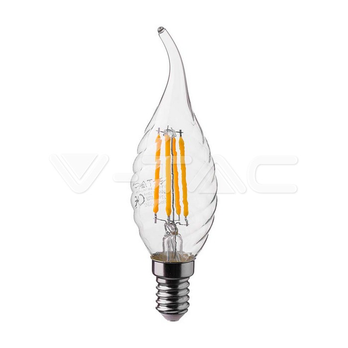 4W Filament E14 Twist Candle Tail 6500K