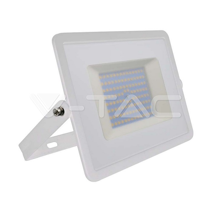 100W LED Floodlight SMD E-Series G2 White Body 6500K