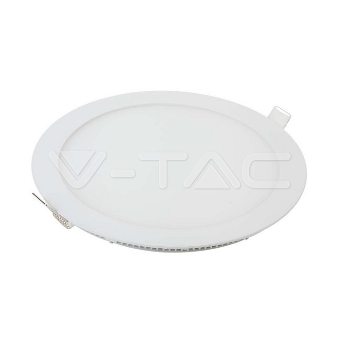22W LED Slim Panel Light Round 4000K