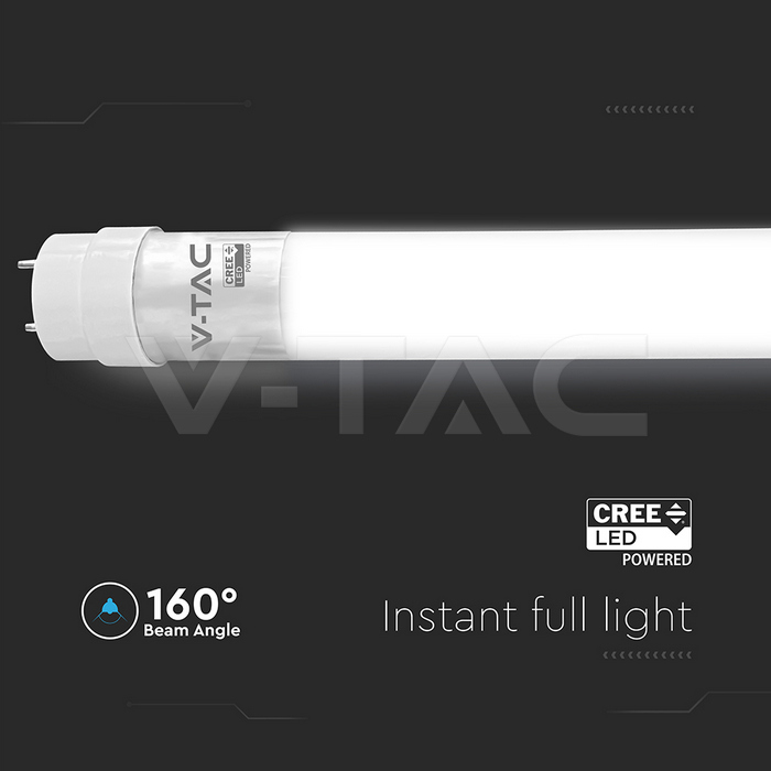 LED Tube CREE CHIP - 120cm 18W G13 Nano Plastic 3000K img 3