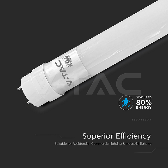 LED Tube CREE CHIP - 120cm 18W G13 Nano Plastic 3000K img 4