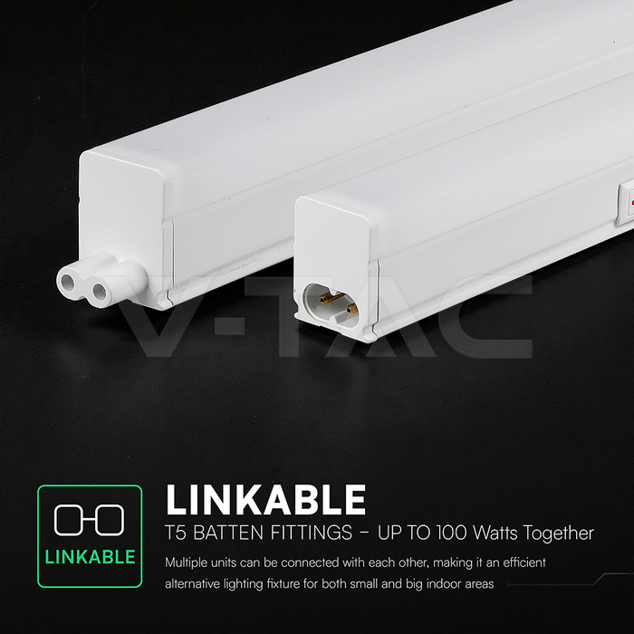 4W LED Batten Fitting T5 CREE CHIP 4000K img 3