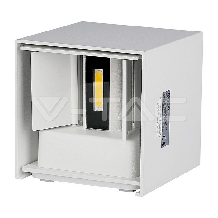 5W Wall Lamp With Bridglux Chip White Body Square IP65 3000K