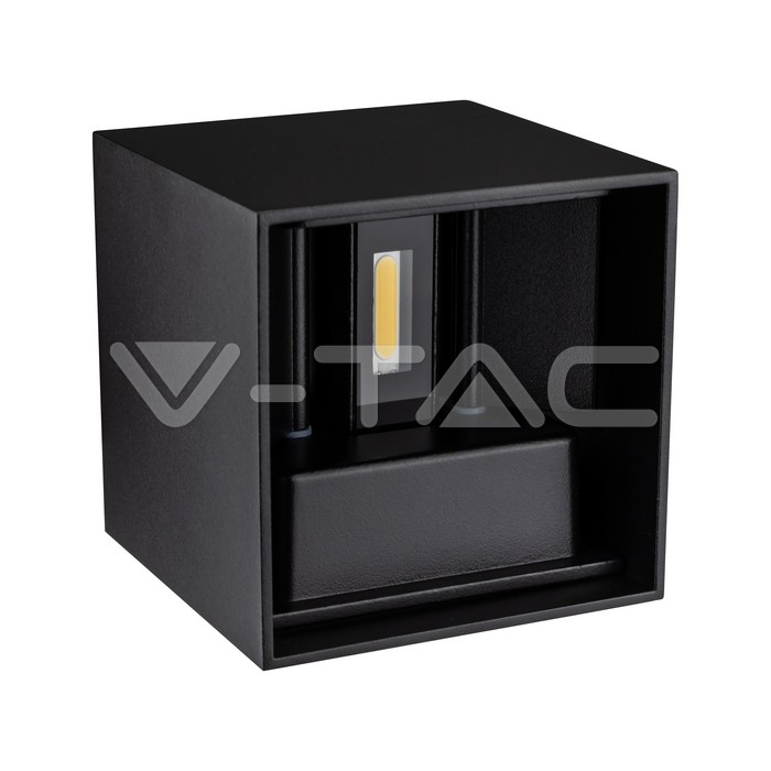 5W Wall Lamp With Bridglux Chip Black Body Square IP65 4000K