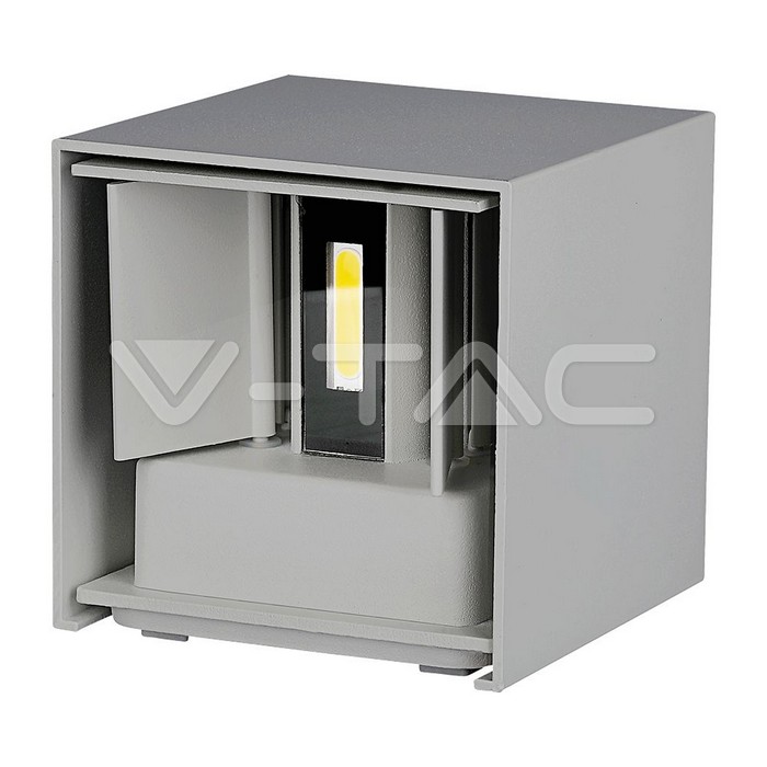 5W Wall Lamp With Bridglux Chip Grey Body Square IP65 4000K