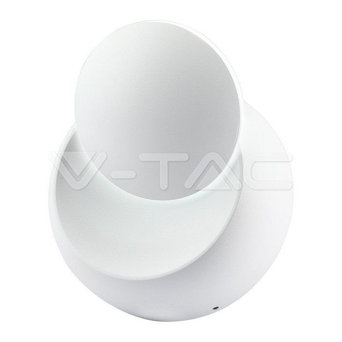 5W Wall Lamp With Bridglux Chip White Body Round 4000K