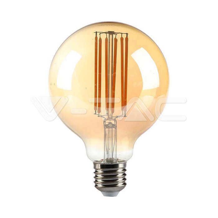 LED - 7W Filament E27 G95 Amber Cover 2200K