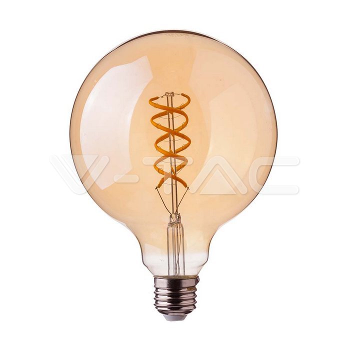 LED - 5W Filament E27 G95 Amber Cover 1800K